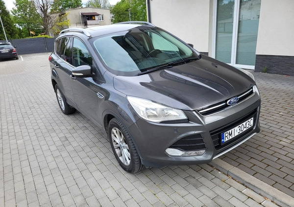 Ford Kuga cena 50999 przebieg: 161000, rok produkcji 2015 z Przecław małe 232